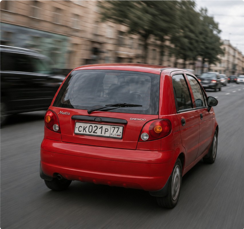 Daewoo Matiz, номер СК021Р 77